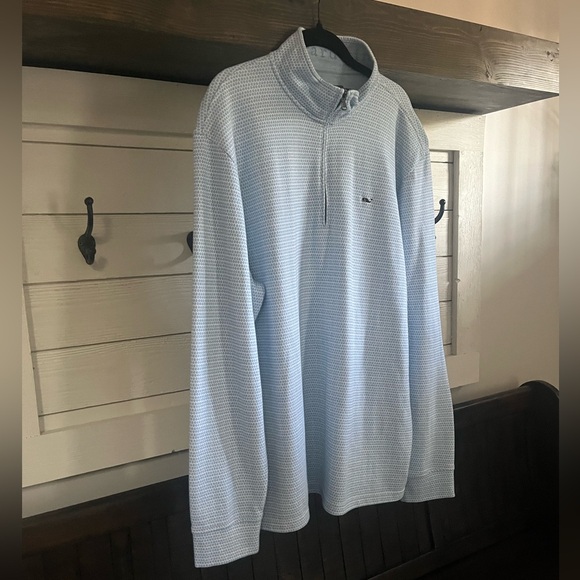 Like New Men’s VINEYARD VINES Preppy Saltwater Quarter Zip Pullover Size: XL - Picture 6 of 16